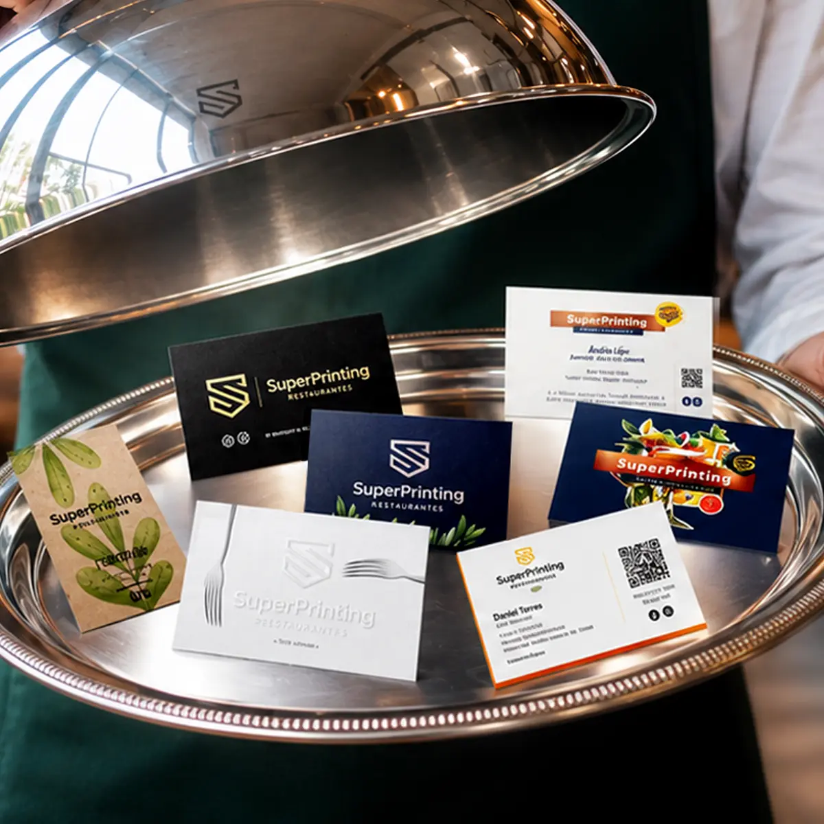 Tipos de tarjetas de visita para restaurantes y hostelería